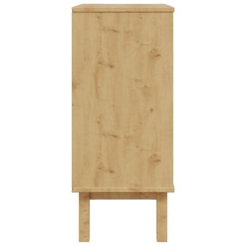 Плика OTTA Черно 76,5 x 39,5 x 90 см Масивна борова дървесина