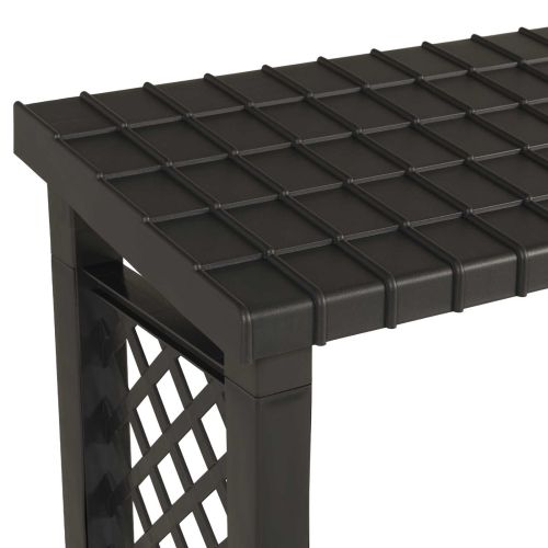 Стойка за дърва 114 x 46 x 101 см ПП Антрацит