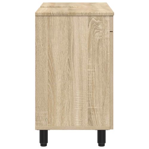 Шкаф със светло за баня Дъб сонома 60 x 35 x 60 см