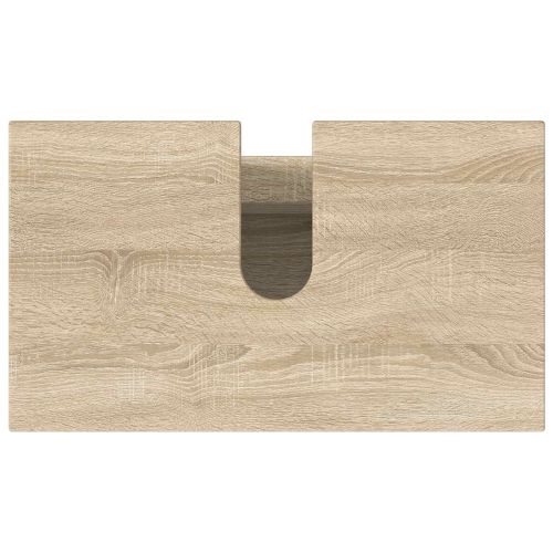 Шкаф със светло за баня Дъб сонома 60 x 35 x 60 см