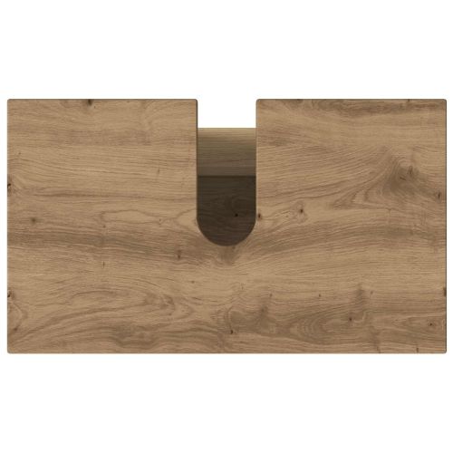 Шкаф със светло за баня Дъб артизан 60 x 35 x 60 см