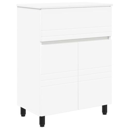 Шкаф със светло за баня Бяло 60 x 35 x 80 см