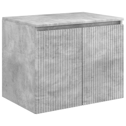 Стенно Баня Кабинет Бетонно сиво 62,5 x 44,5 x 50 см