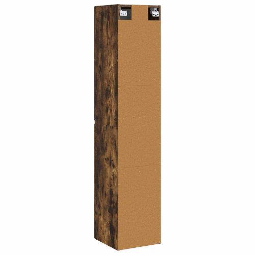 Стенно Баня Кабинет Опушен дъб 33 x 34,5 x 160 см