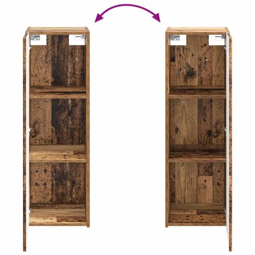 Стенно Баня Кабинет Старо дърво 33 x 34,5 x 60 см