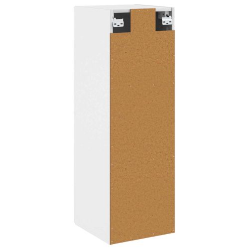 Стенно Баня Кабинет Бял гланц 33 x 34,5 x 100 см