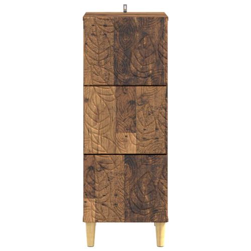 Чекмеджетен шкаф Старо дърво 33 x 34,5 x 90 см