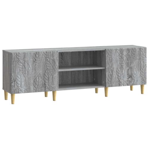 ТВ шкаф 150 x 31 x 50 см Сив Сонома Инженерна дървесина