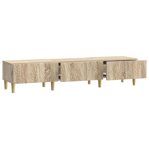 ТВ шкаф 147 x 34,5 x 30 см Дъб сонома Инженерна дървесина