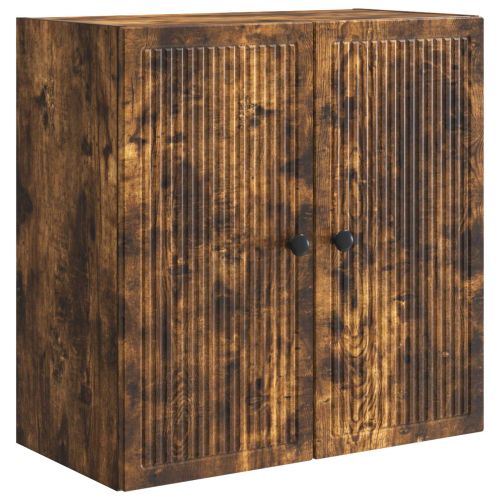 Стенно шкафче Опушен дъб 59 x 31 x 60 см Инженерна дървесина