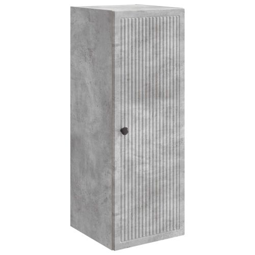 Стенно шкафче Бетонно сиво 33 x 34,5 x 90 см