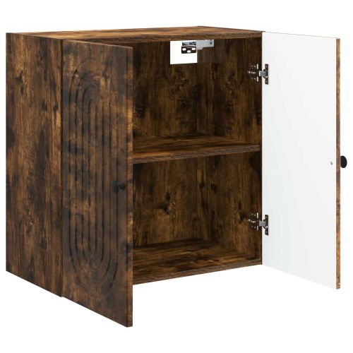 Стенно шкафче Опушен дъб 59 x 31 x 60 см Инженерна дървесина