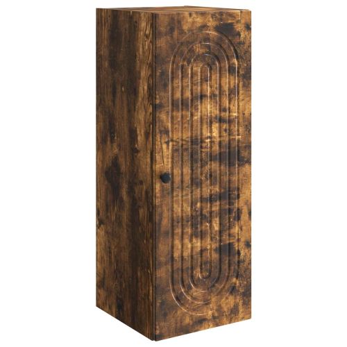 Стенно шкафче Опушен дъб 33 x 34,5 x 90 см Инженерна дървесина
