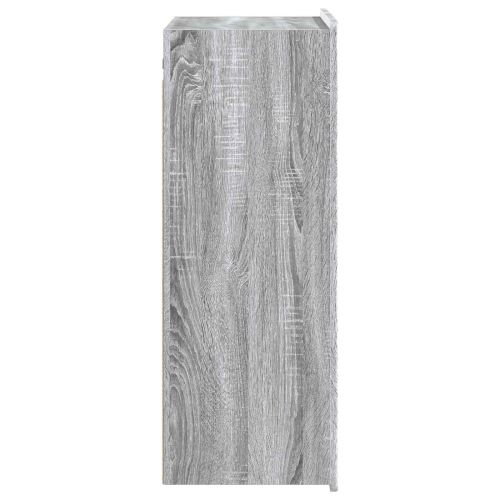 Стенно шкафче Сив Сонома 66 x 34,5 x 92 см Инженерна дървесина