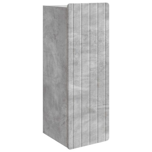 Стенно шкафче Бетонно сиво 33 x 34,5 x 94 см