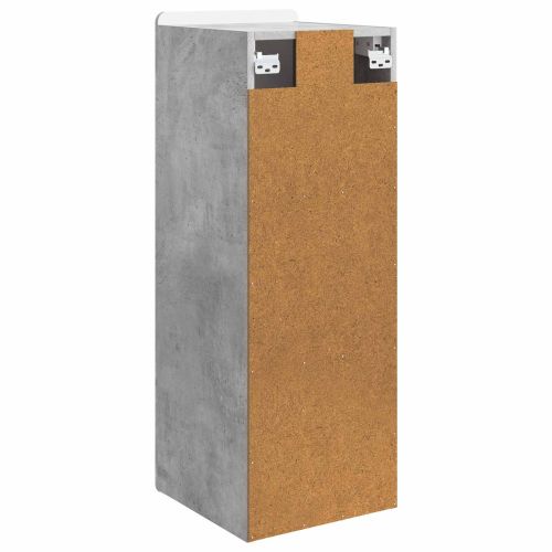 Стенно шкафче Бетонно сиво 33 x 34,5 x 94 см