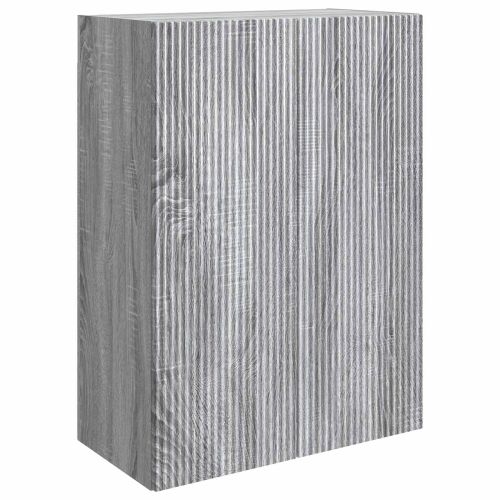 Стенно шкафче Сив Сонома 66 x 34,5 x 90 см Инженерна дървесина