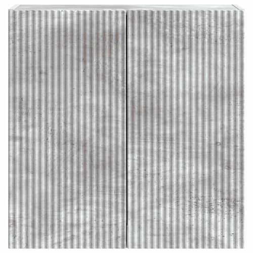 Стенно шкафче Бетонно сиво 59 x 31 x 60 см Инженерна дървесина