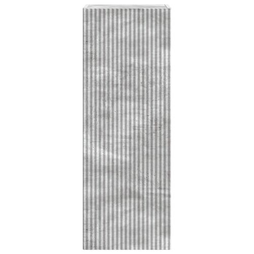 Стенно шкафче Бетонно сиво 33 x 34,5 x 90 см