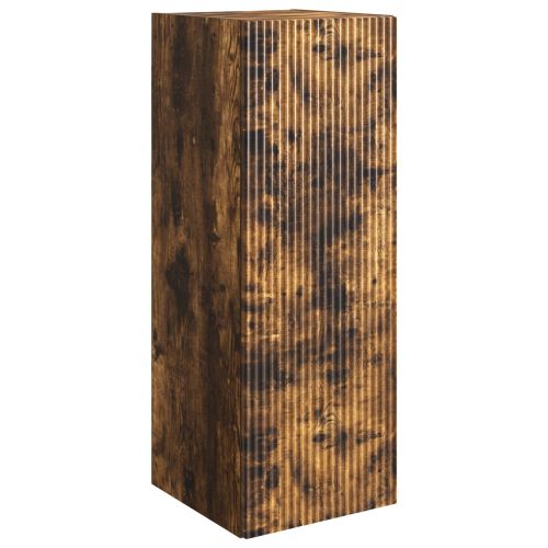 Стенно шкафче Опушен дъб 33 x 34,5 x 90 см Инженерна дървесина