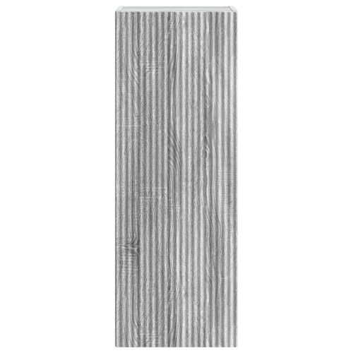 Стенно шкафче Сив Сонома 33 x 34,5 x 90 см Инженерна дървесина