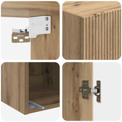 Стенно шкафче Дъб артизан 33 x 34,5 x 90 см Инженерна дървесина