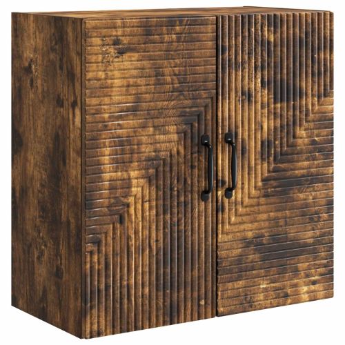 Стенно шкафче Опушен дъб 59 x 31 x 60 см Инженерна дървесина