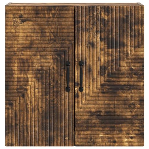 Стенно шкафче Опушен дъб 59 x 31 x 60 см Инженерна дървесина