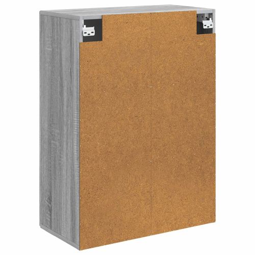 Стенно шкафче Сив Сонома 66 x 34,5 x 90 см Инженерна дървесина