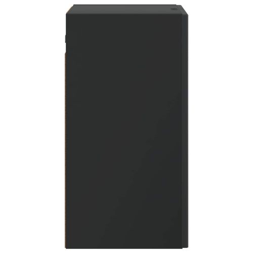 Стенно шкафче Черно 59 x 31 x 60 см Инженерна дървесина