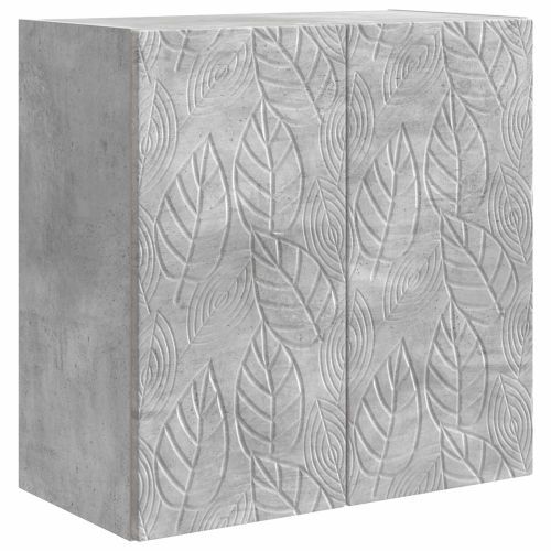 Стенно шкафче Бетонно сиво 59 x 31 x 60 см Инженерна дървесина