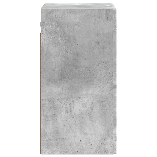 Стенно шкафче Бетонно сиво 59 x 31 x 60 см Инженерна дървесина
