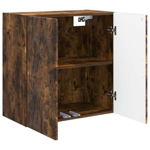Стенно шкафче Опушен дъб 59 x 31 x 60 см Инженерна дървесина