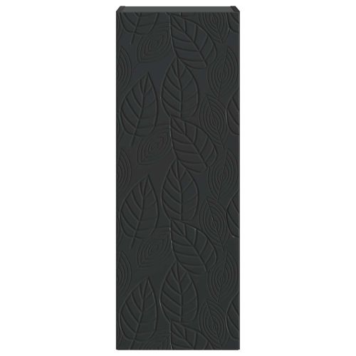 Стенно шкафче Черно 33 x 34,5 x 90 см Инженерна дървесина