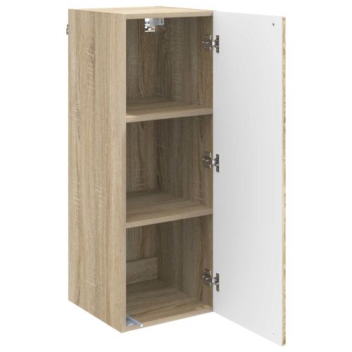 Стенно шкафче Дъб сонома 33 x 34,5 x 90 см Инженерна дървесина