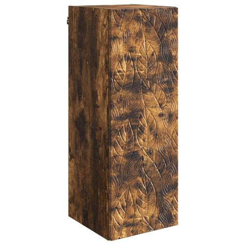 Стенно шкафче Опушен дъб 33 x 34,5 x 90 см Инженерна дървесина