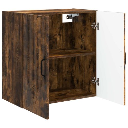 Стенно шкафче Опушен дъб 59 x 31 x 60 см Инженерна дървесина