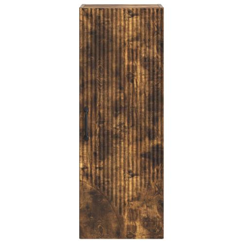 Стенно шкафче Опушен дъб 33 x 34,5 x 90 см Инженерна дървесина