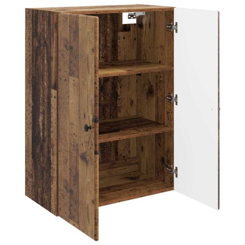 Стенно шкафче Старо дърво 66 x 34,5 x 90 см Инженерна дървесина