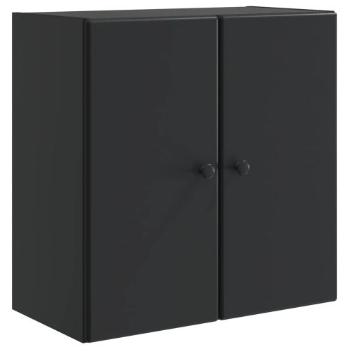 Стенно шкафче Черно 59 x 31 x 60 см Инженерна дървесина