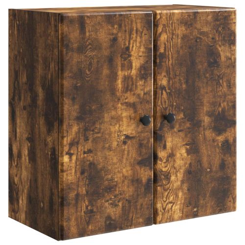 Стенно шкафче Опушен дъб 59 x 31 x 60 см Инженерна дървесина