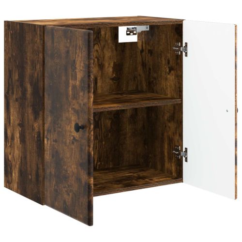 Стенно шкафче Опушен дъб 59 x 31 x 60 см Инженерна дървесина