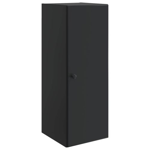 Стенно шкафче Черно 33 x 34,5 x 90 см Инженерна дървесина