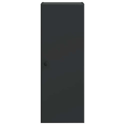 Стенно шкафче Черно 33 x 34,5 x 90 см Инженерна дървесина
