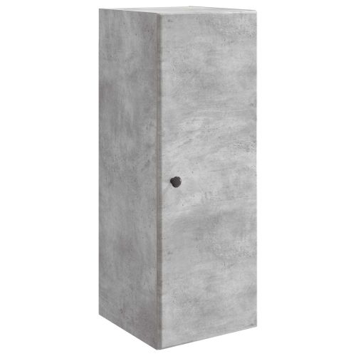 Стенно шкафче Бетонно сиво 33 x 34,5 x 90 см