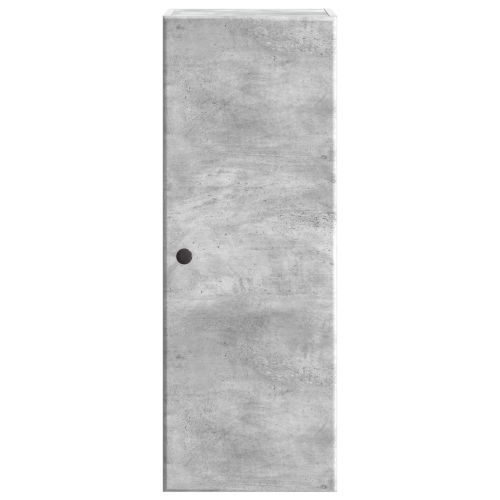 Стенно шкафче Бетонно сиво 33 x 34,5 x 90 см