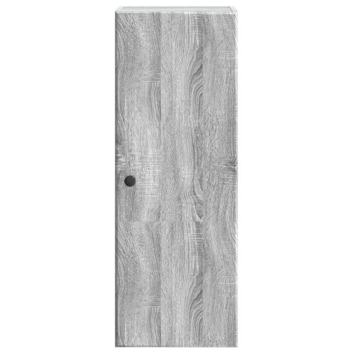 Стенно шкафче Сив Сонома 33 x 34,5 x 90 см Инженерна дървесина