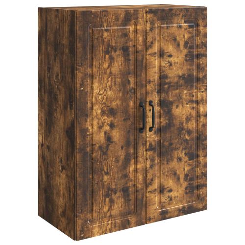 Стенно шкафче Опушен дъб 66 x 34,5 x 90 см Инженерна дървесина