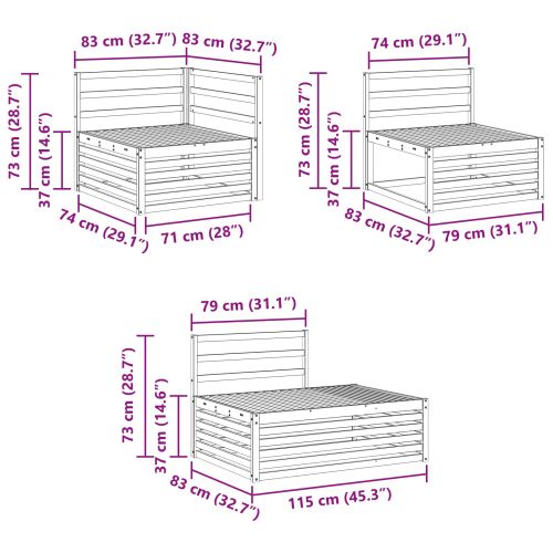 Комплекти дивани 5 Брой 277,5 x 198,5 x 73 см