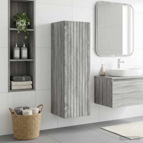 Стенно Баня Кабинет Сив Сонома 33 x 34,5 x 100 см